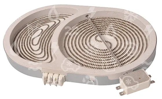 plotna keramická duozóna, oválná 265 x 165 mm, 2400/1500 W, BEKO